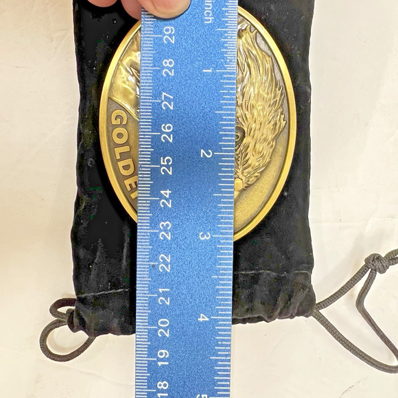 Vintage NRA Golden Eagles Belt Buckle With Box And Bag - Picture 5 of 6